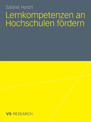 cover image of Lernkompetenzen an Hochschulen fördern